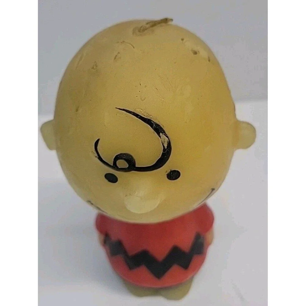 MCM Candle The‎ Peanuts Gang Charlie Brown Hallmark Unused 1960s Memorabilia